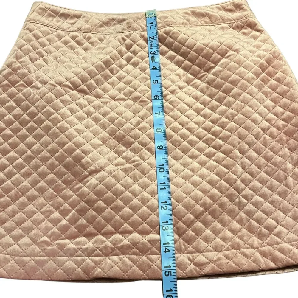 🔥 FRANCESCA’S MI AMI VELVET QUILTED MINI SKIRT SZ S EUC!